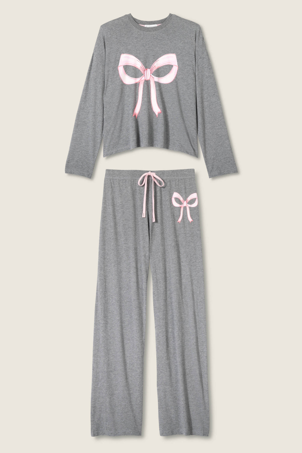 All Bow'd Up Long Sleeve Lounge Set