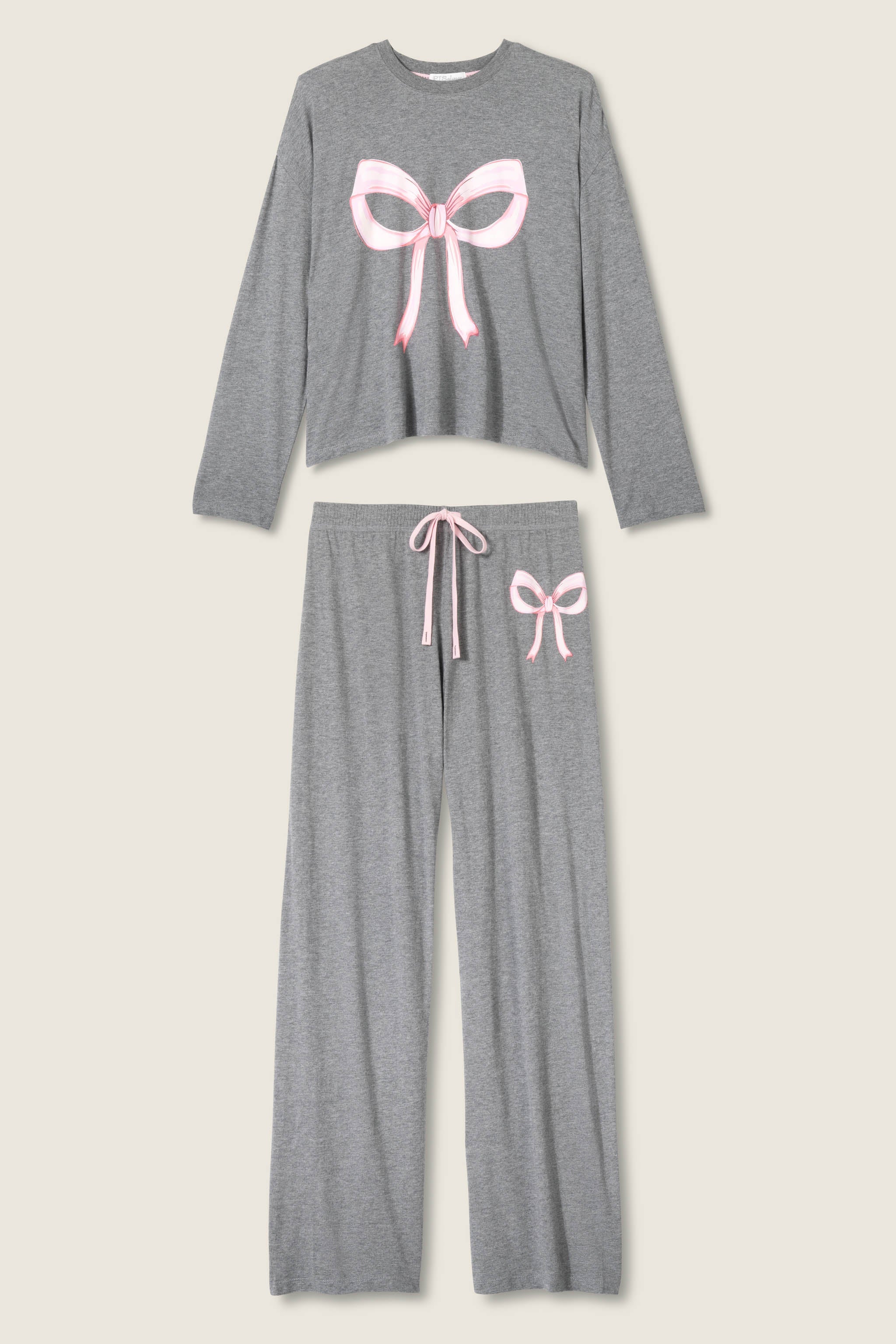 All Bow'd Up Long Sleeve Lounge Set