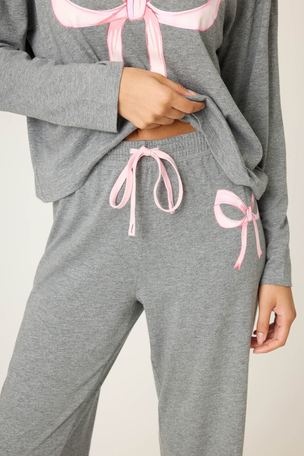 All Bow'd Up Long Sleeve Lounge Set