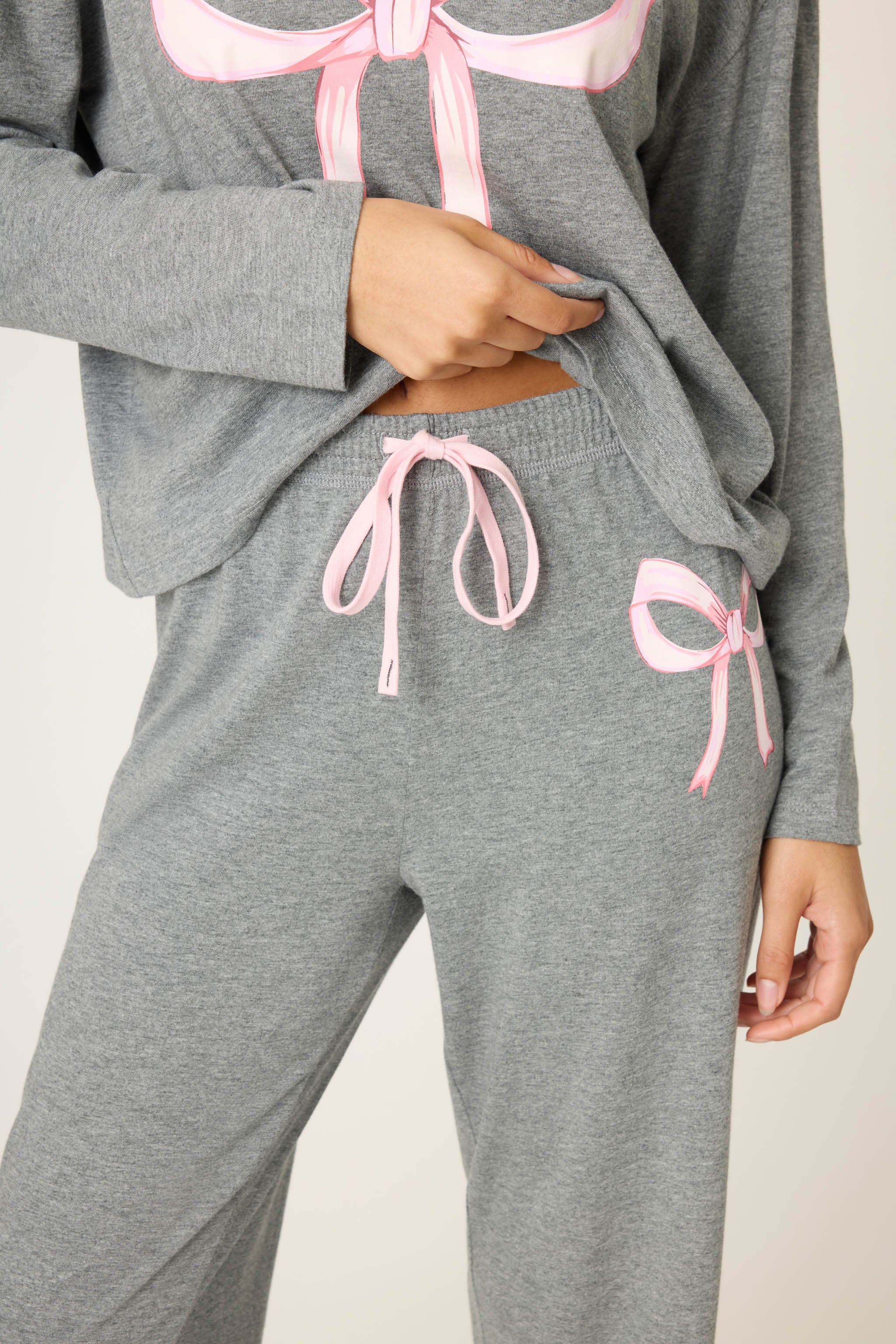 All Bow'd Up Long Sleeve Lounge Set